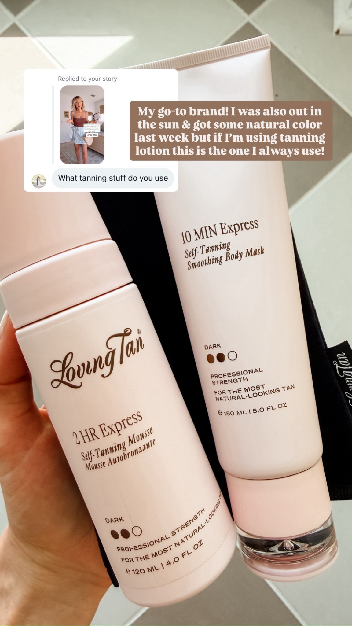 This self tanner is seriously the best 👏🏼 I’ve been using it for years & love this new 10 minute express option!

Loverly Grey, Lovingtan, self tanner, beauty finds 

#LTKBeauty