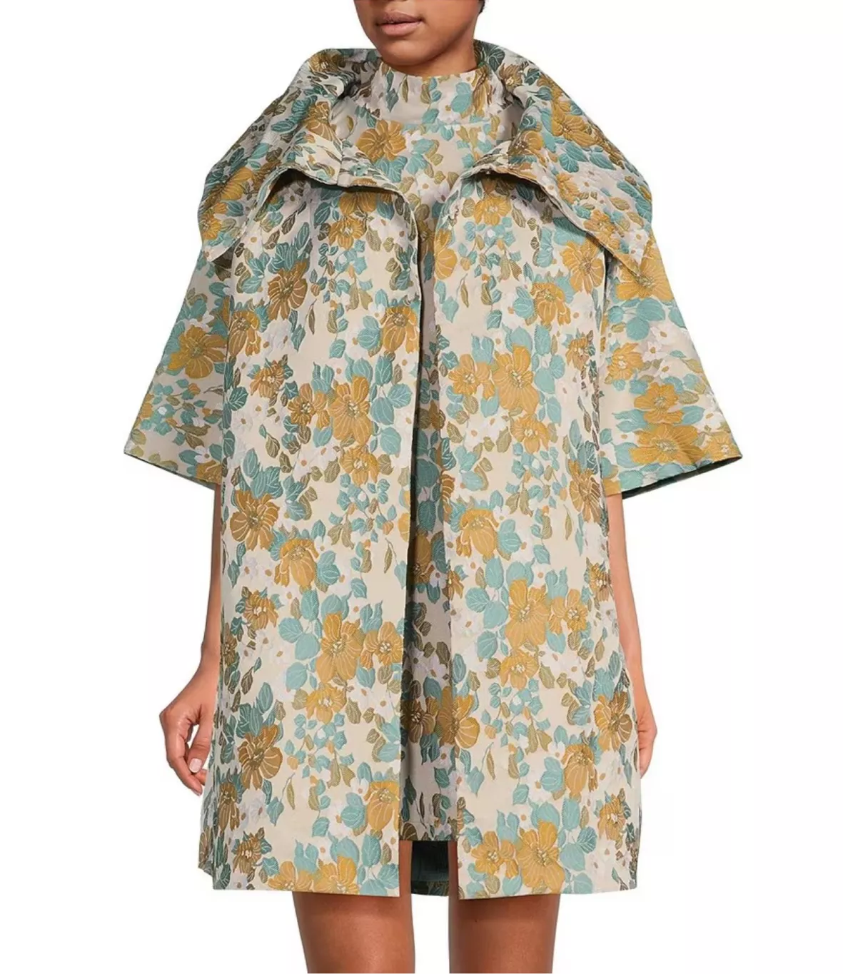 Brocade Floral Oversized Point … curated on LTK