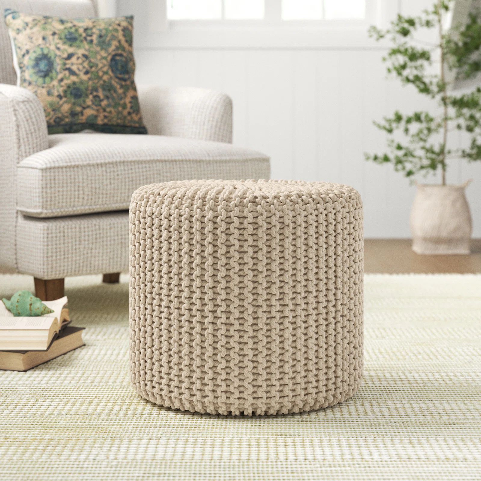 Sand & Stable Lee Upholstered Pouf & Reviews | Wayfair | Wayfair North America