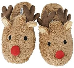 Amazon.com | Womens Indoor Warm Fleece Slippers Skeleton Bone Winter Soft Cozy Home Booties Non-S... | Amazon (US)