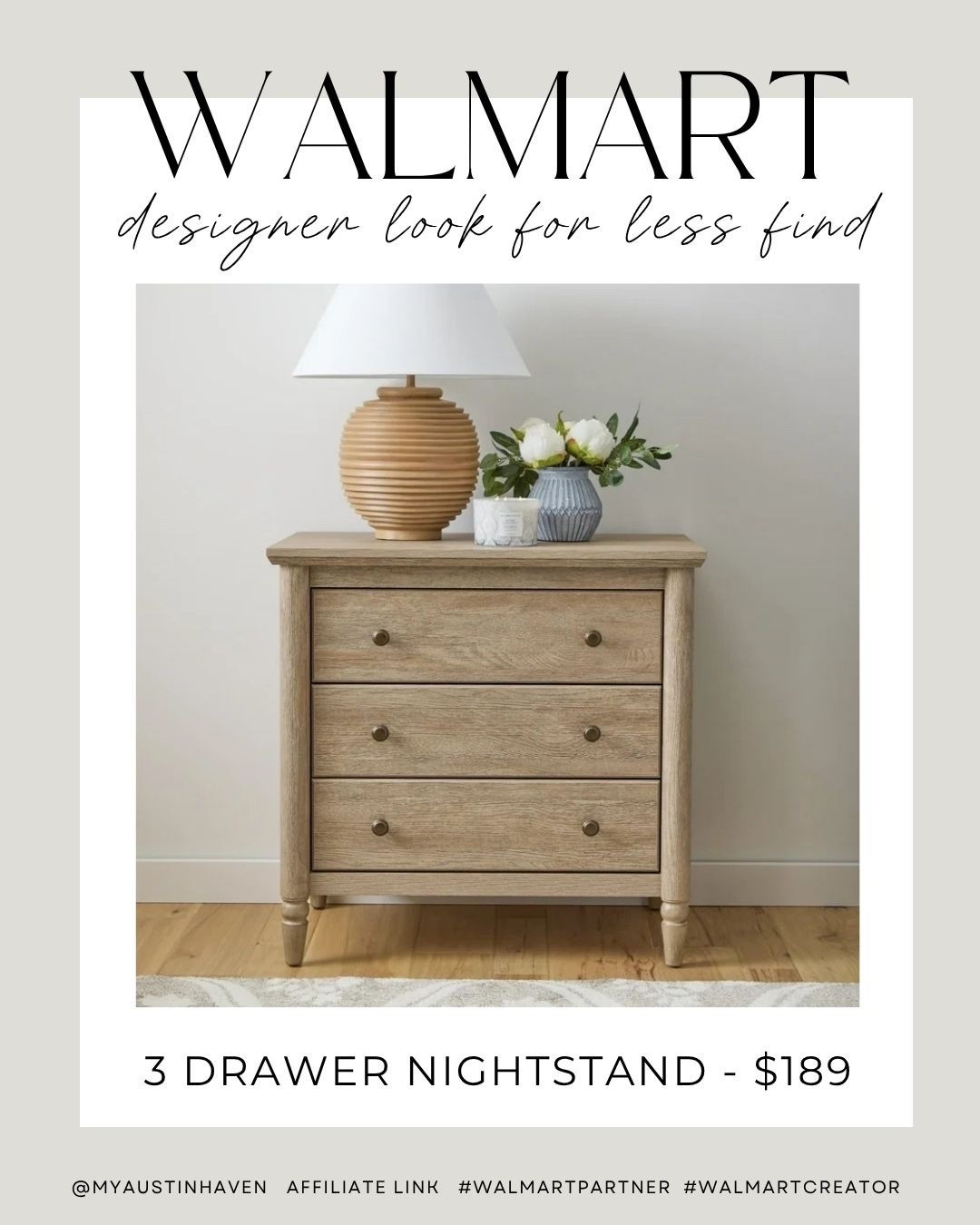 Walmart Designer Find: My Texas House nightstand for $189! #walmartpartner

Night stand, my texas house, my walmart home, walmart finds, bedroom furniture

#LTKHome