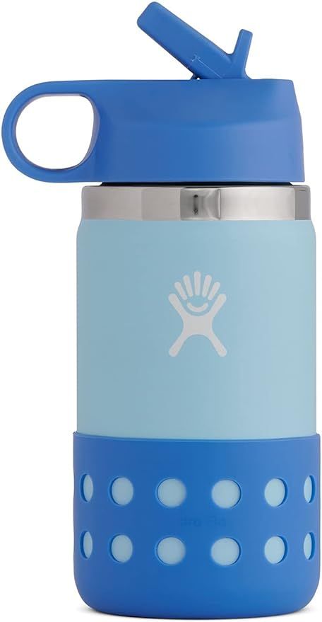 Hydro Flask Kids Wide Mouth Water Bottle with Straw Lid | Amazon (US)