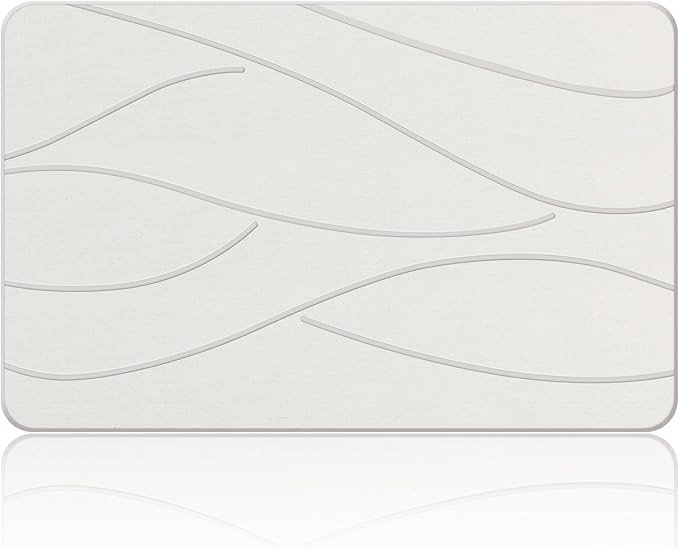 Stone Bath Mat Diatomaceous Earth Shower Mat Non-Slip Super Absorbent Diatomite Stone Bath Mats f... | Amazon (US)