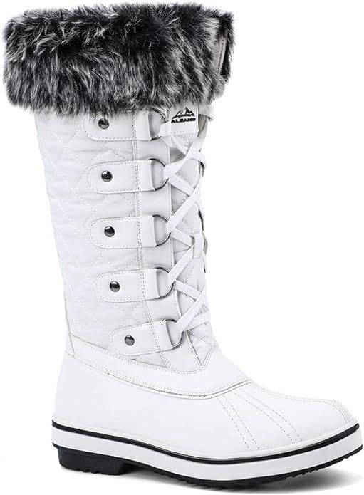 ALEADER Womens Cold Weather Winter Boots, Waterproof Snow Boots | Amazon (US)