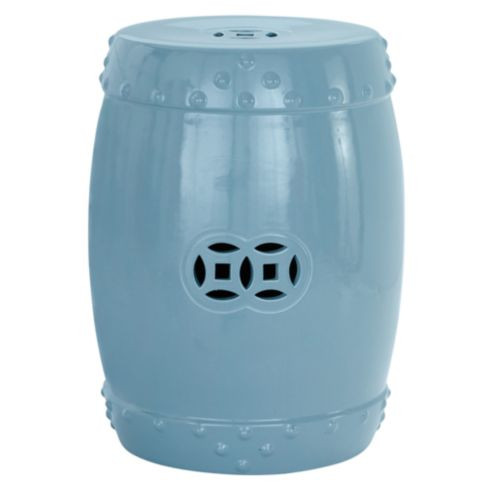 Classic Garden Stool with Pierced Ceramic Details & Indoor/Outdoor Versatility | Ballard Designs, Inc.