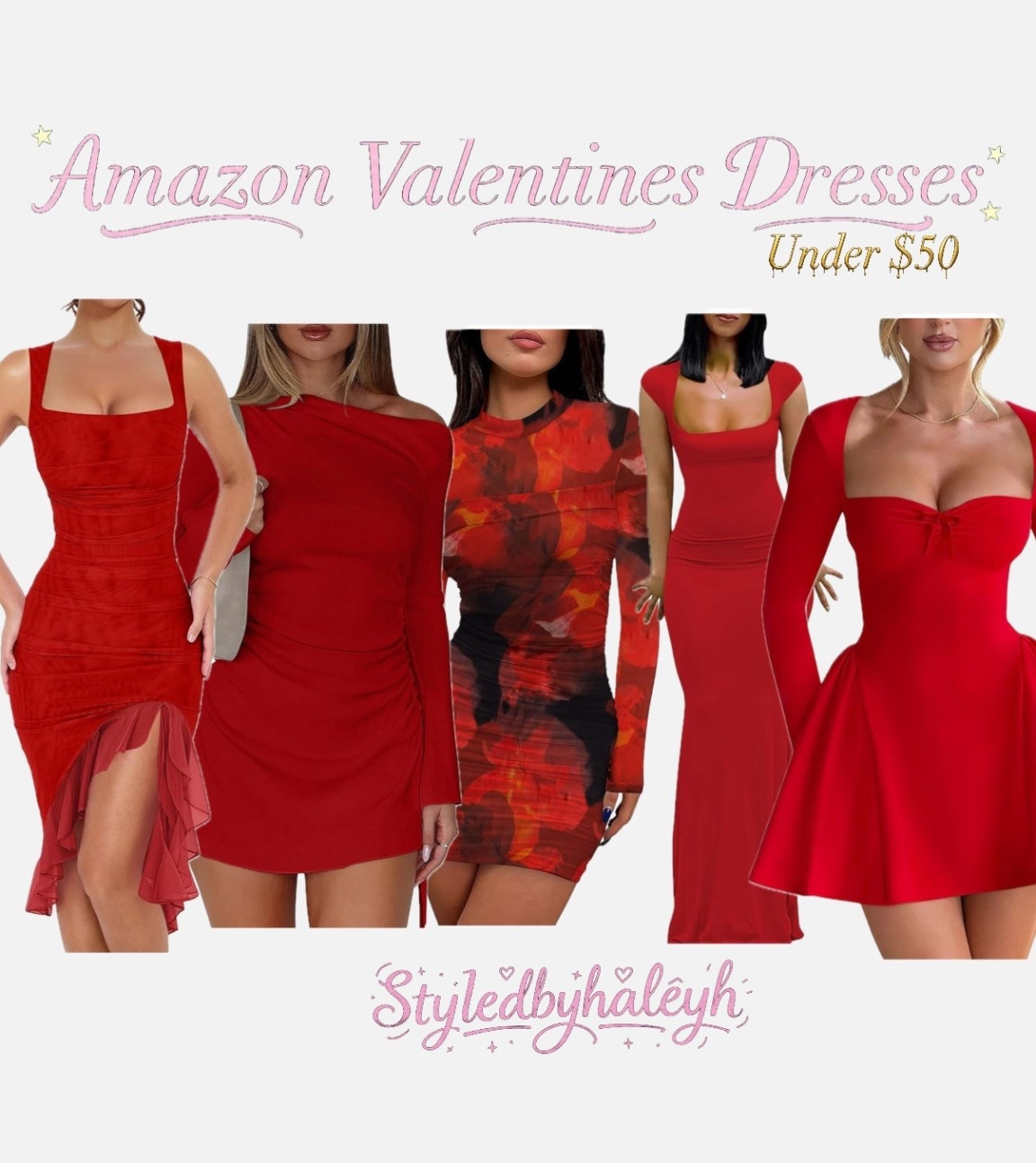 Cute valentines date dresses under $50 on Amazon ❤️✨💕 red dresses

#LTKFindsUnder50

#LTKValentine