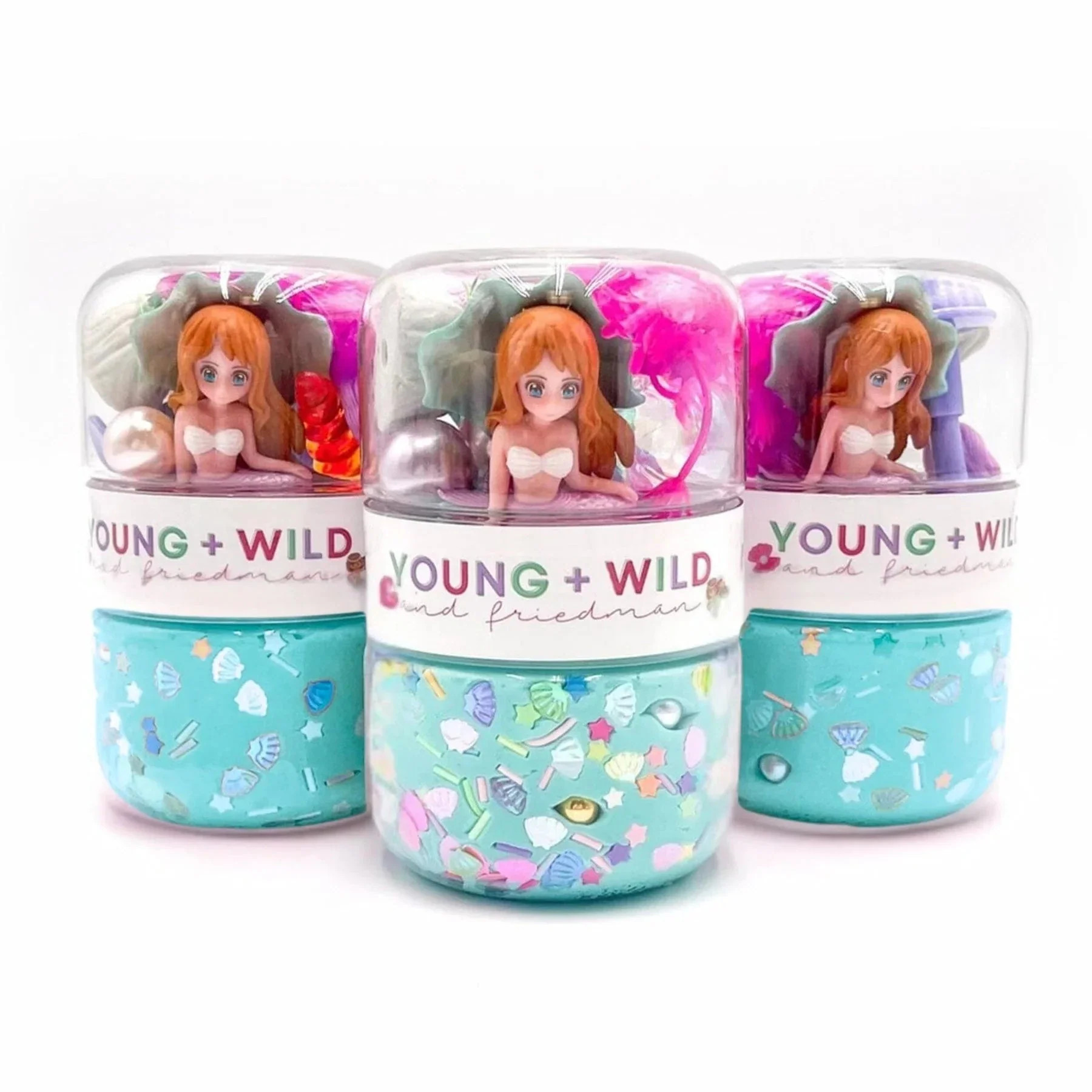 Grab & Go Dough Jar- Mermaid | The Horseshoe Crab