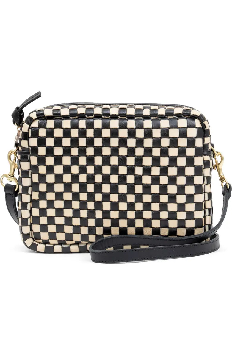 Midi Sac Woven Leather Crossbody Bag | Nordstrom