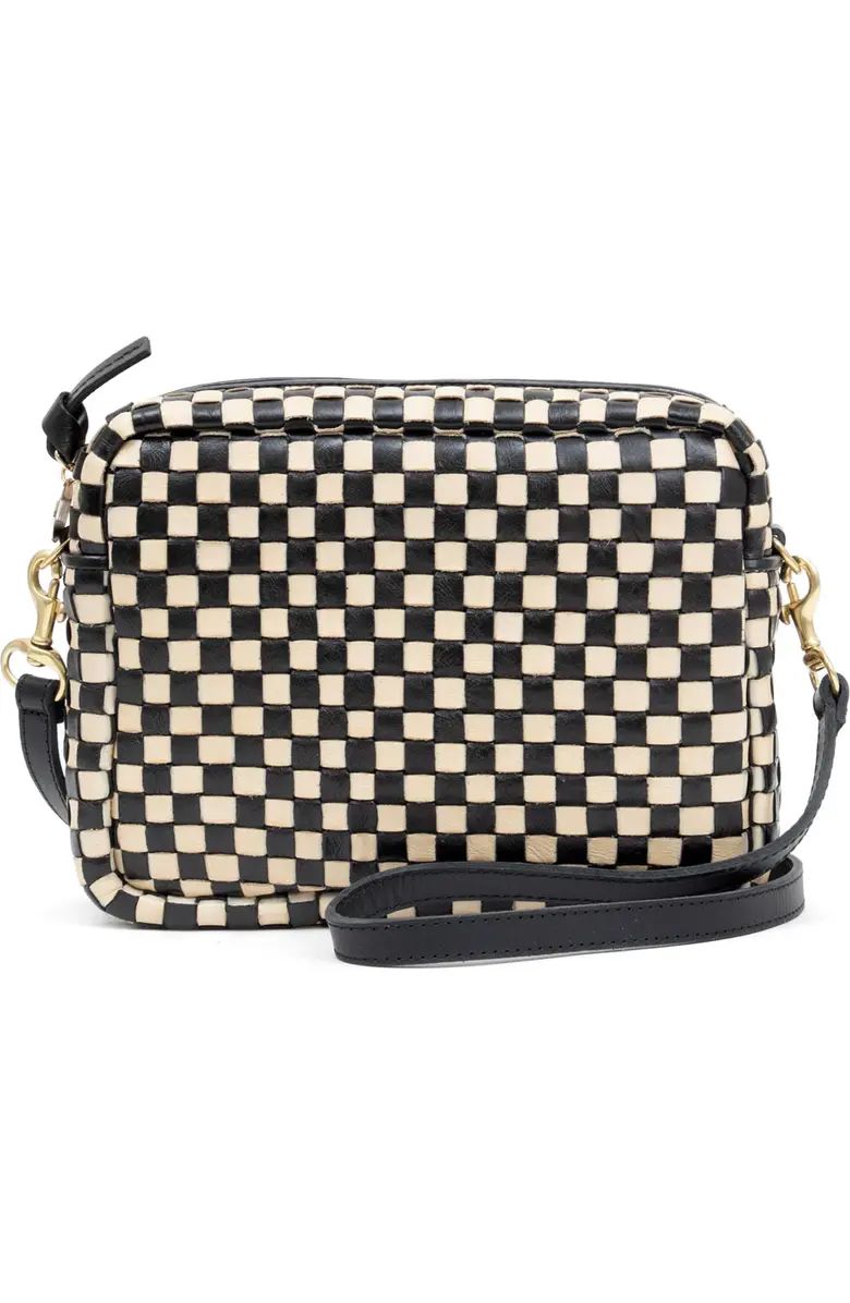 Midi Sac Woven Leather Crossbody Bag | Nordstrom