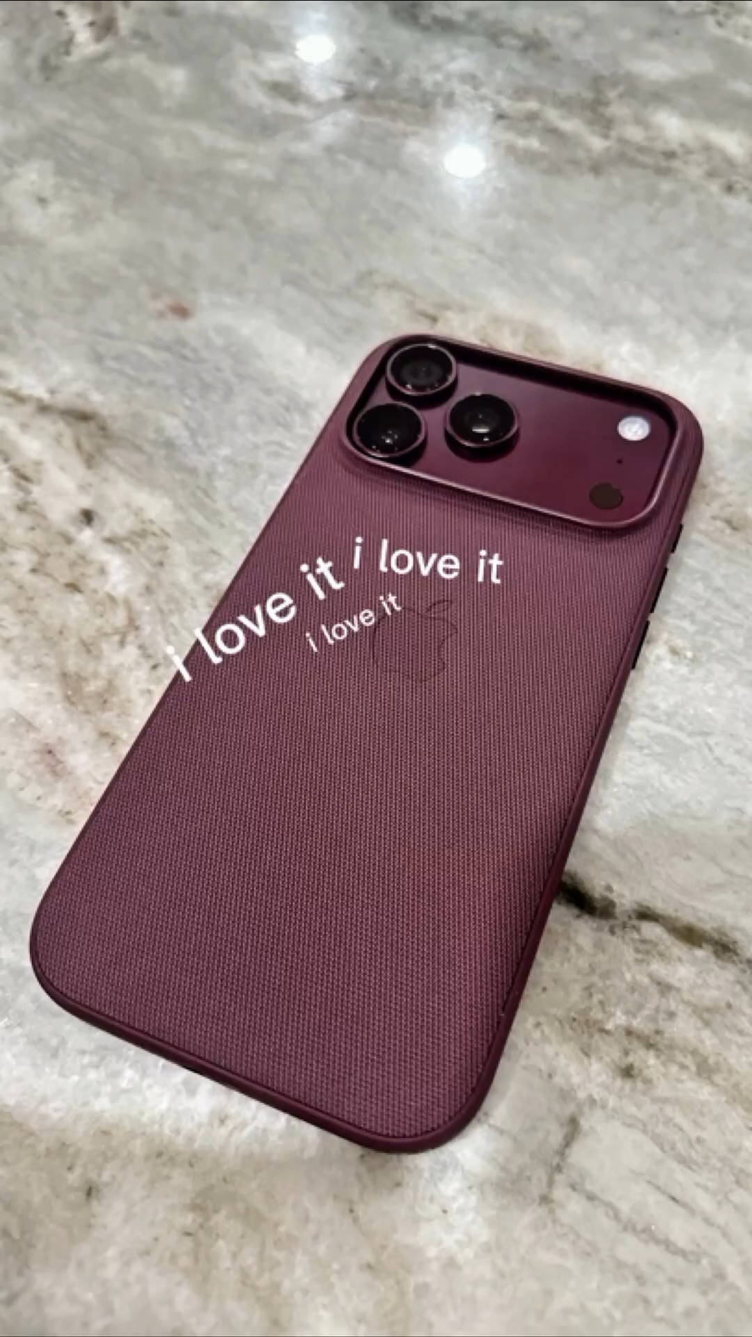 My new iPhone 18 pro max had arrived! The burgundy both phone and the case are so pretty! #iphone18promax #iphonecase

#LTKmomlife #LTKstorytime #LTKOver40