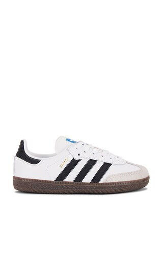 adidas Originals Adidas originals zapatilla deportiva samba en color blanco talla 12 en White Black & Gum - White. Talla 12 | Revolve Clothing (Global)