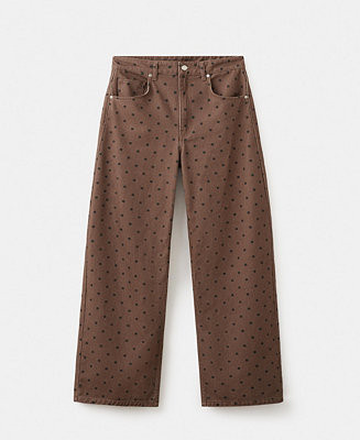 Women's Polka Dot Balloon Jeans | Macy's