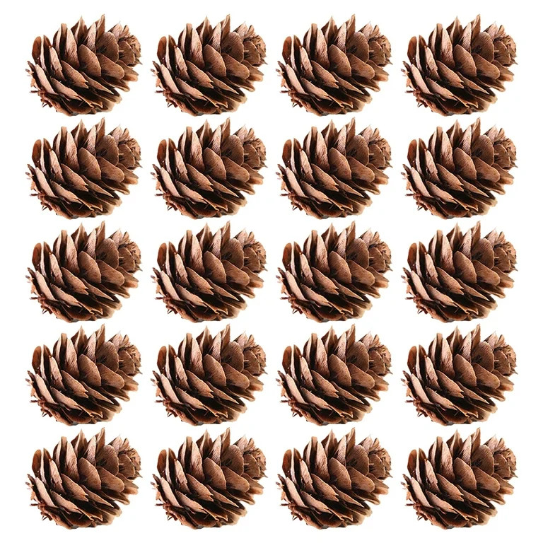 Eastshop 20Pcs Attractive Fake Pine Cone Widely Use Natural Decorative DIY Simulation Pinecone fo... | Walmart (US)