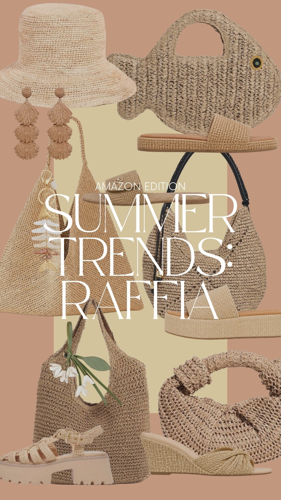 Raffia statement summer pieces! Purses, shoes, accessories!

#LTKdayinmylife #LTKgrwm #LTKootd
