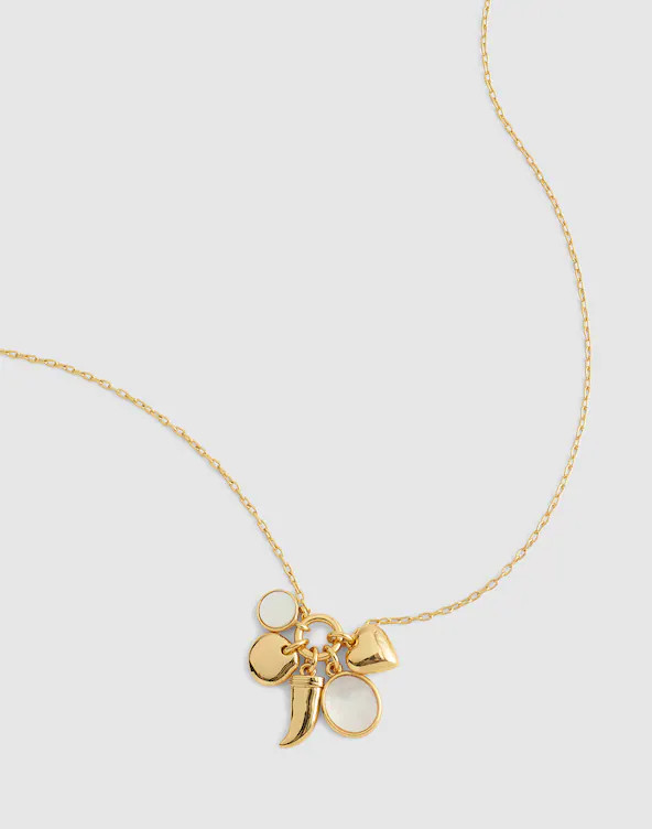 Mother-of-Pearl Charm Chain Necklace | Madewell