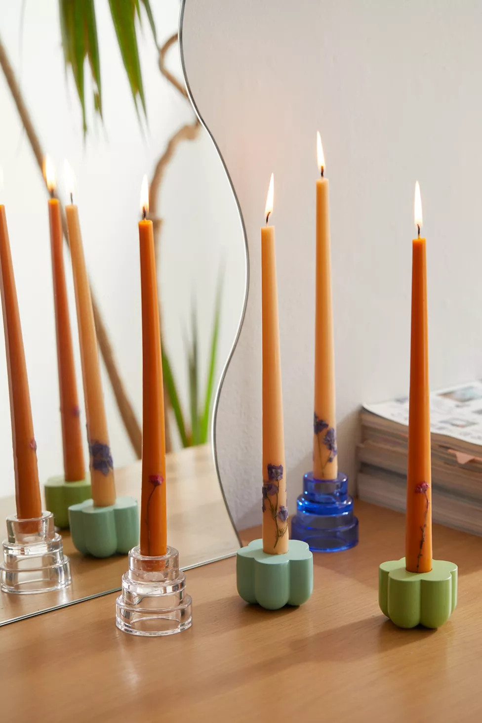 Winnie Floral Taper Candle Set | Urban Outfitters (US and RoW)