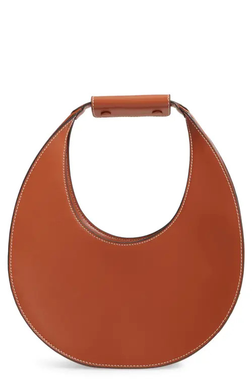 STAUD Leather Moon Bag in Tan at Nordstrom | Nordstrom