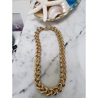 Vintage 80S Chunky Goldtone | Etsy (US)