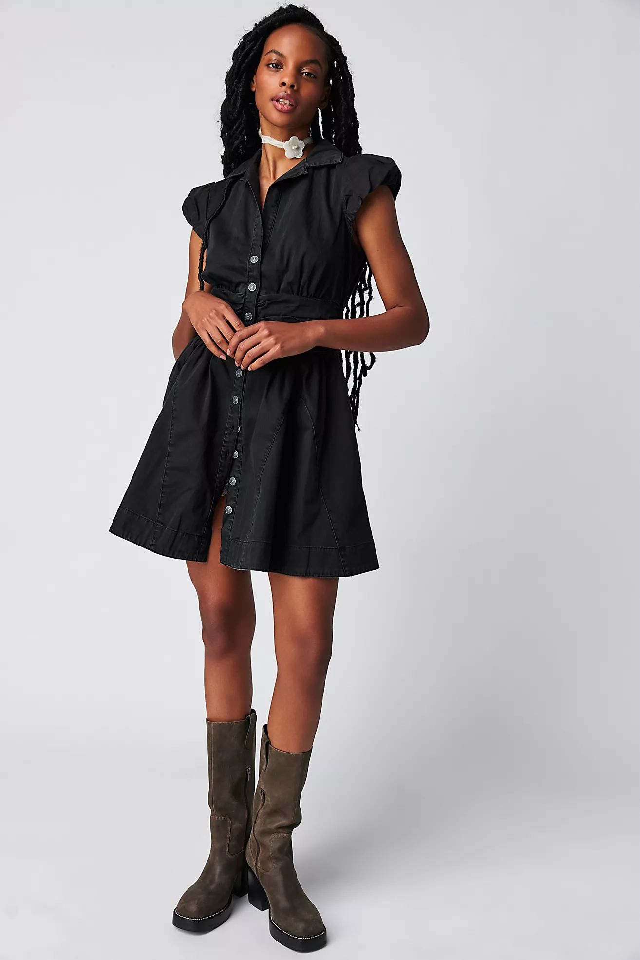 Chester Denim Mini Dress | Free People (Global - UK&FR Excluded)