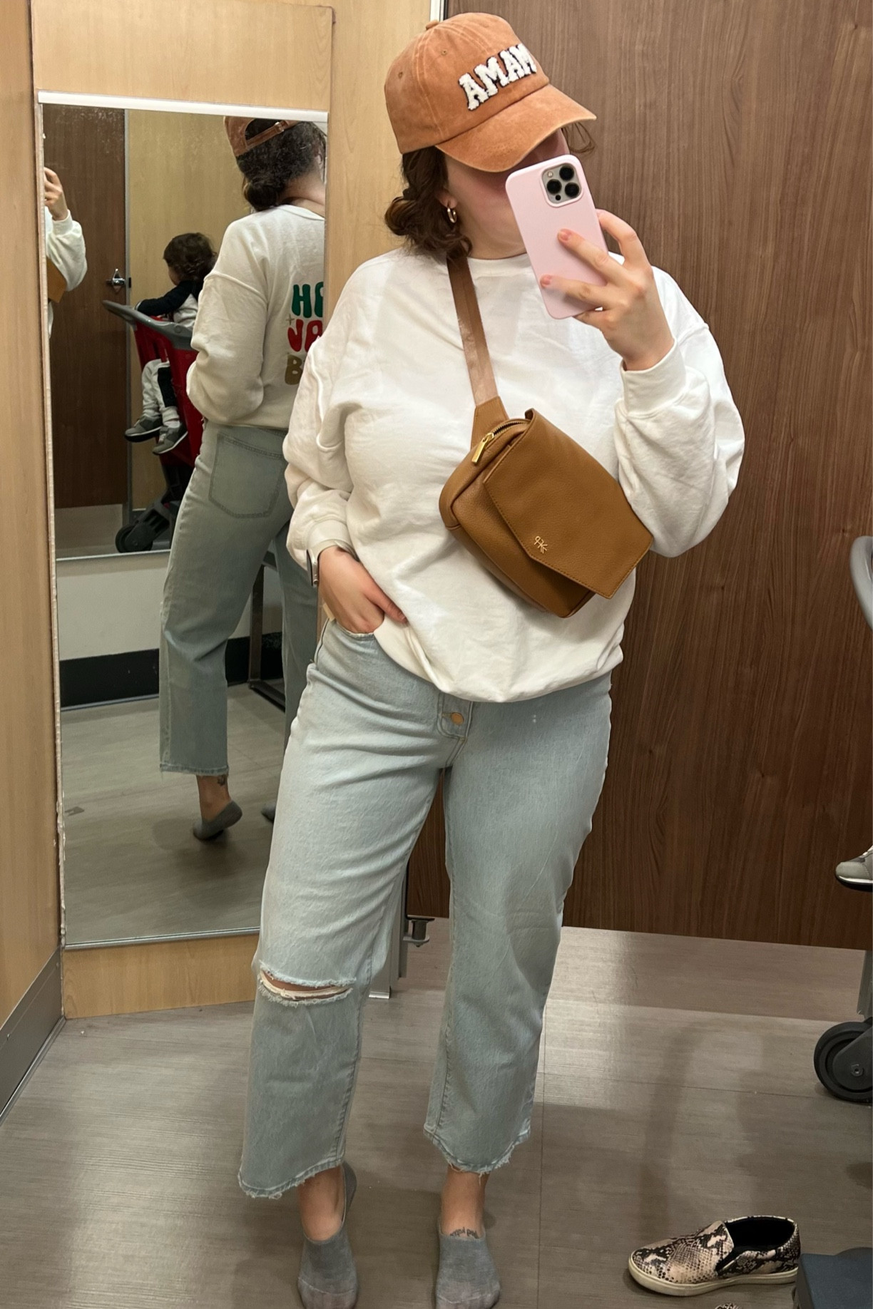 Womens fashion, target style, target jeans, mom jeans, postpartum fashion

#LTKcurves #LTKunder50