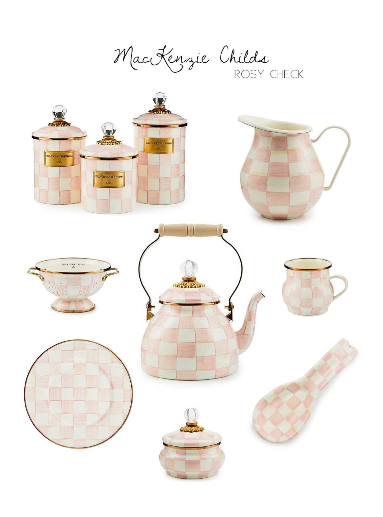 MacKenzie Childs Rosy Check. 🌸 
If you can’t find the item you’re looking for, check QVC linked below for the best bundles! 
#mackenziechilds #homedecor

#LTKstyletip #LTKSeasonal #LTKhome