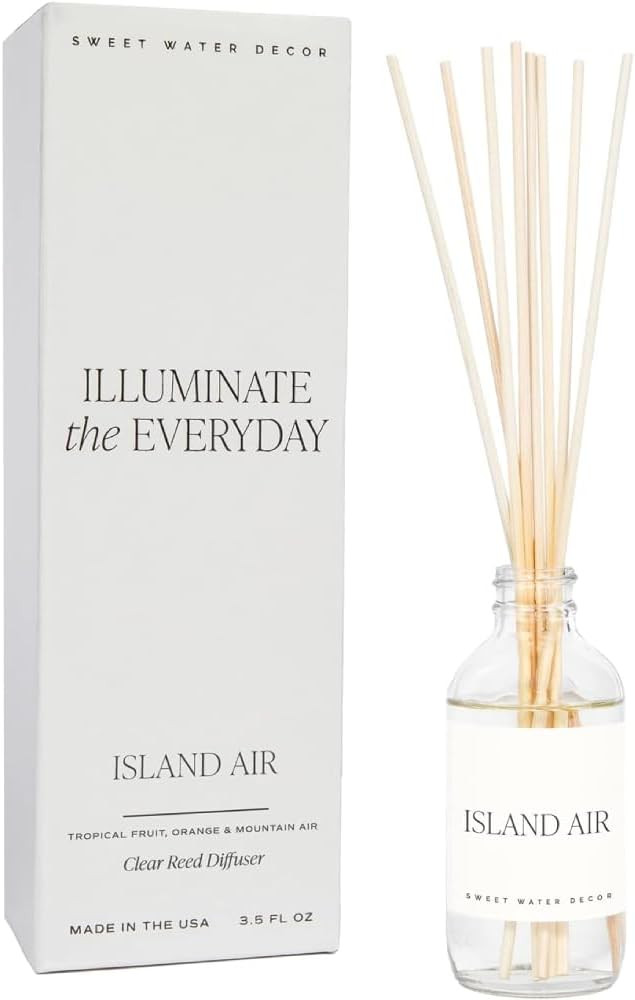 Sweet Water Decor Island Air Reed Diffuser Set | Tropical Fruits, Citrus, Sugar, Exotic Mountain ... | Amazon (US)
