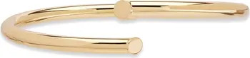 Skinny 14K Gold Layered Edge Bangle Bracelet | Nordstrom