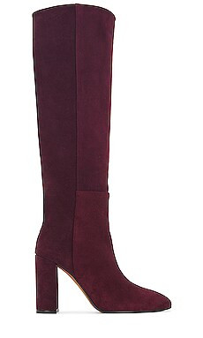 TORAL Tall Leather Boot in Burgundy from Revolve.com | Revolve Clothing (Global)