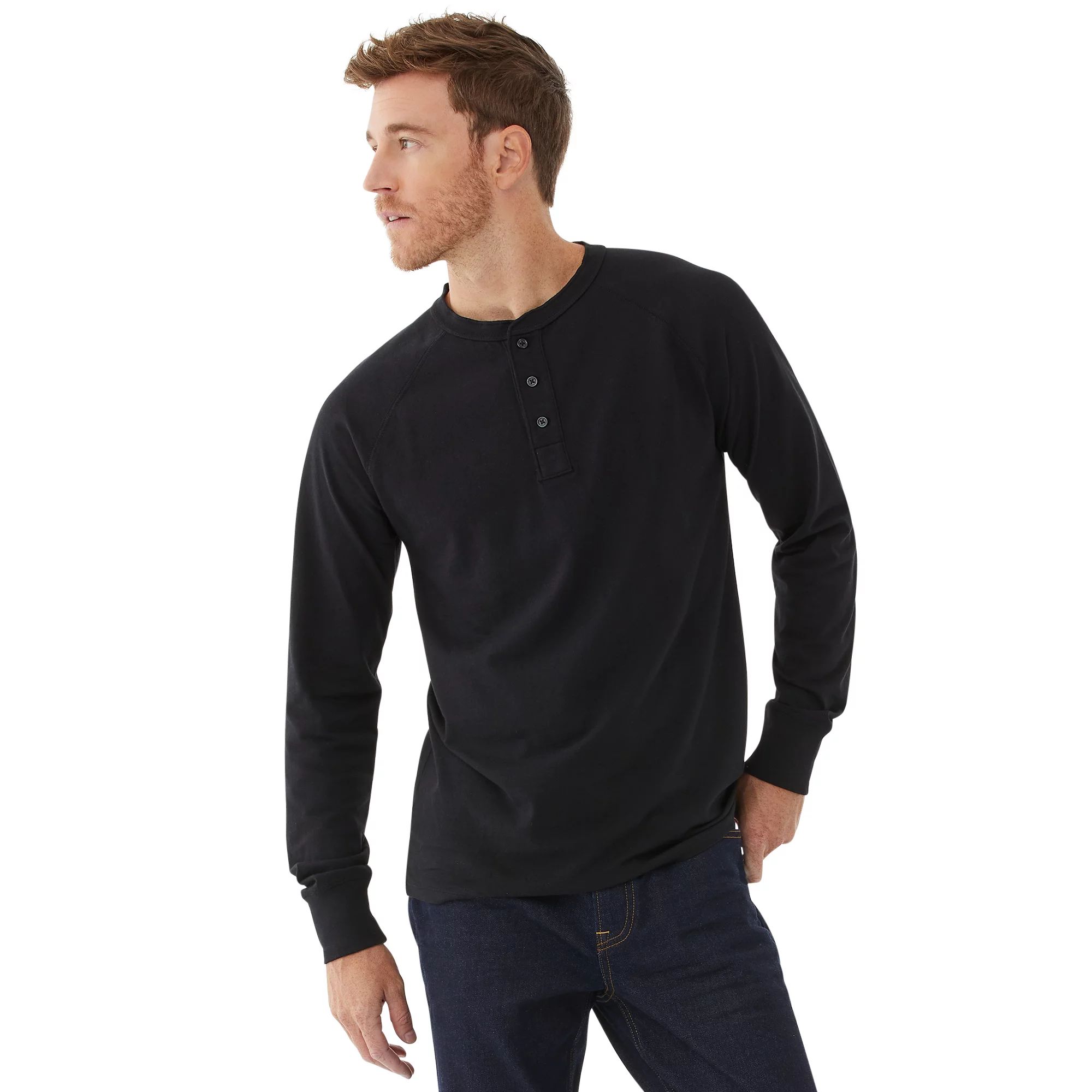 Free Assembly - Free Assembly Men's Everyday Long-Sleeve Henley Shirt - Walmart.com | Walmart (US)