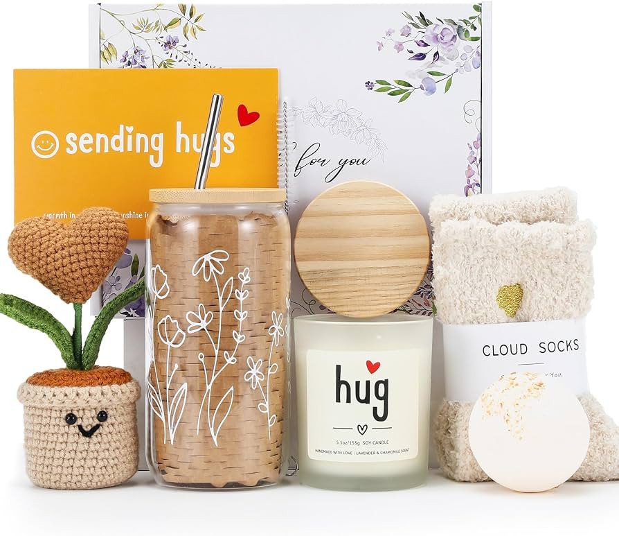 isolune Get Well Gifts Basket for Women - Hugs & Healing Luxury Birthday&Care Package for Her, Fe... | Amazon (US)