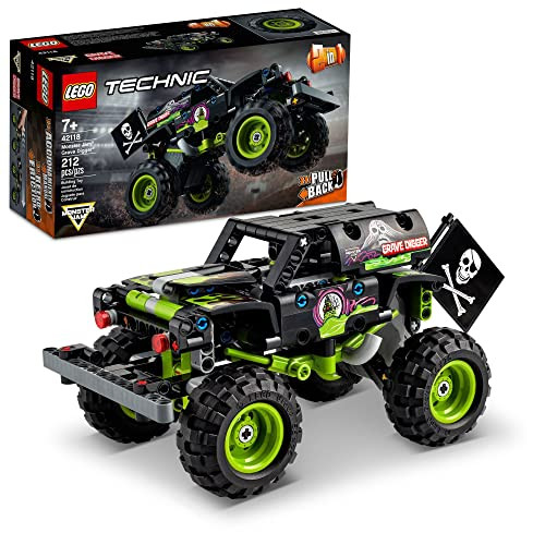 LEGO Technic Monster Jam Grave Digger 42118 Set - Truck Toy to Off-Road Buggy, Pull-Back Motor, Vehicle Building and Learning Playset, Gift for Grandchildren or Any Monster Truck Fans Ages 7 and Up | Amazon (US)