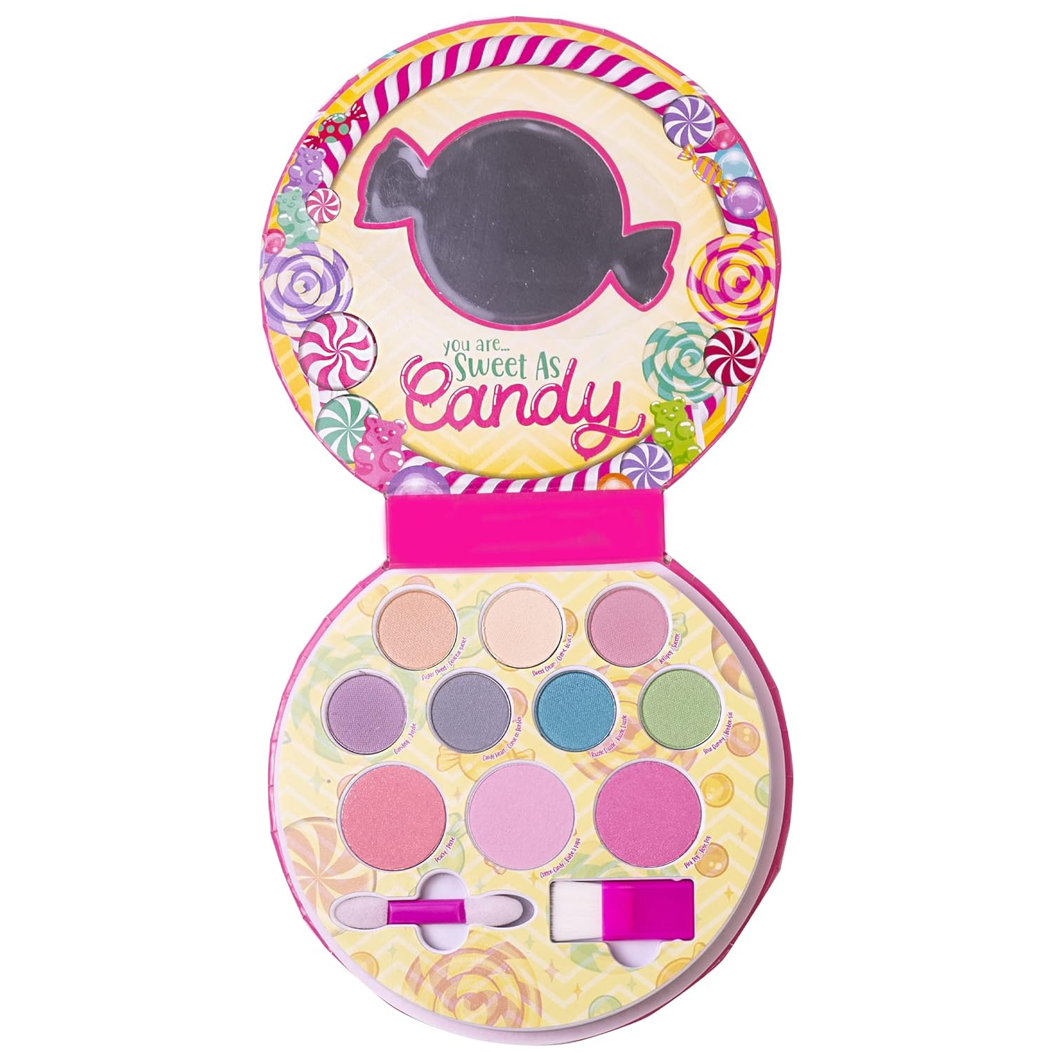 Lip Smacker Sparkle & Shine Eyeshadow Makeup Palette, Sweet as Candy Shimmer | Christmas Make Up ... | Amazon (US)