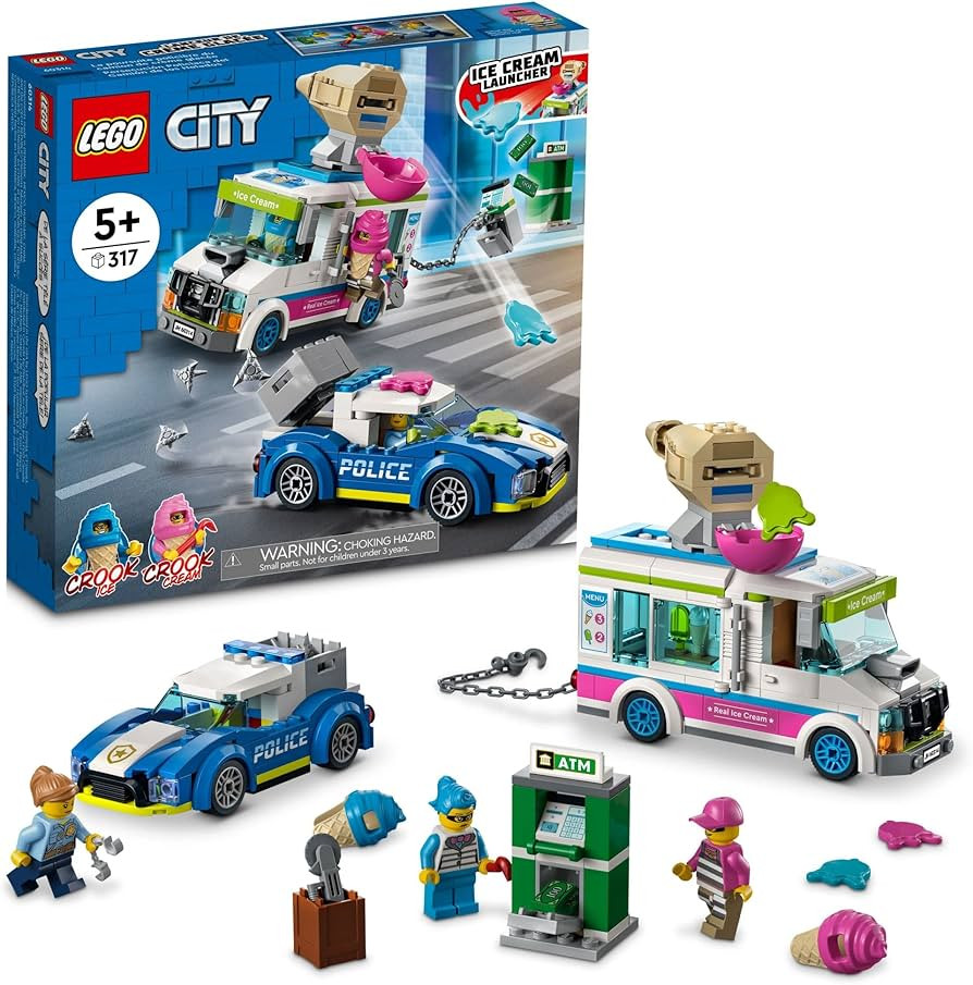 LEGO City Ice Cream Truck Police Chase Van, 60314 Toy for Kids, Girls and Boys Age 5 Plus Years O... | Amazon (CA)