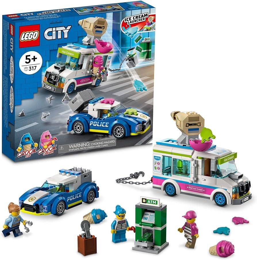 LEGO City Ice Cream Truck Police Chase Van, 60314 Toy for Kids, Girls and Boys Age 5 Plus Years O... | Amazon (CA)