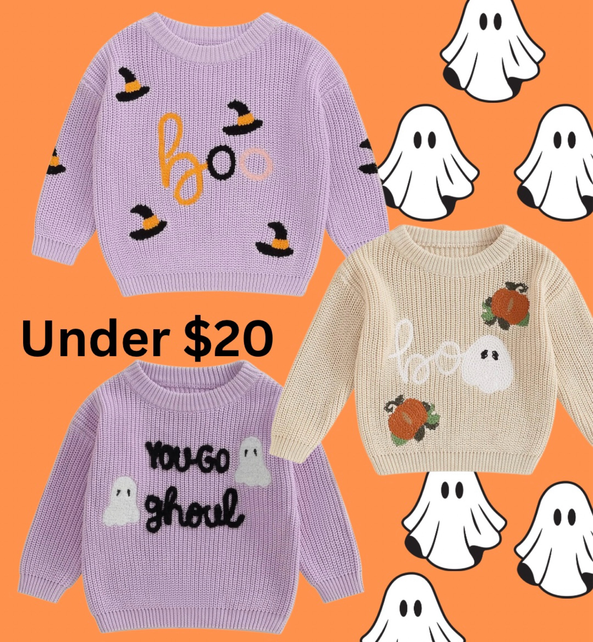 The sweetest toddler Halloween knit sweaters 🎃  

#LTKFallSale #LTKSeasonal #LTKKids