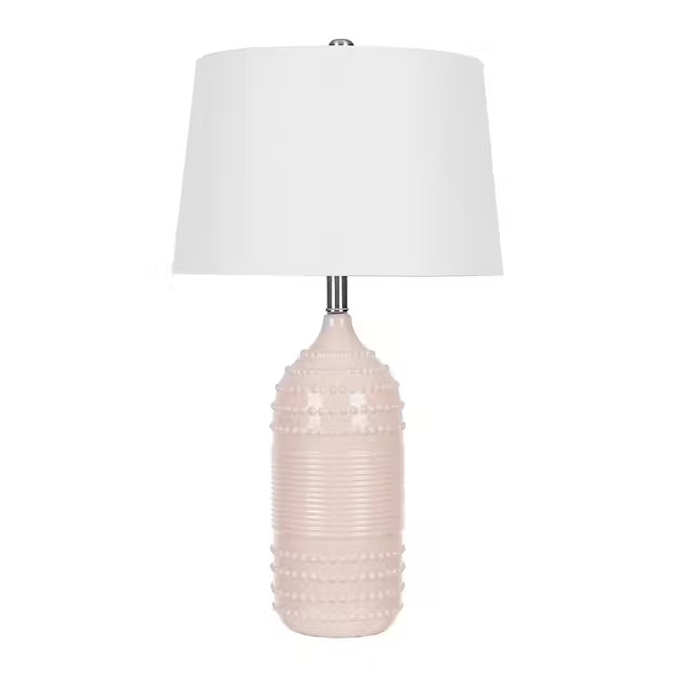 Blush Serenia Ceramic Jug Table Lamp | Kirkland's Home
