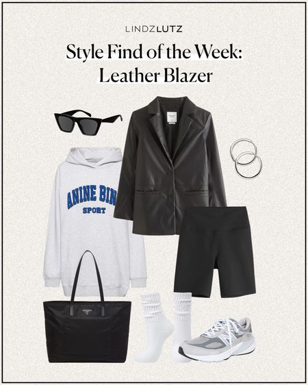 How to style my style find of the week- a leather blazer! 

Fall style inspo, fall outfit idea, fall athleisure, casual fall style, athleisure style

#LTKstyletip #LTKfitness