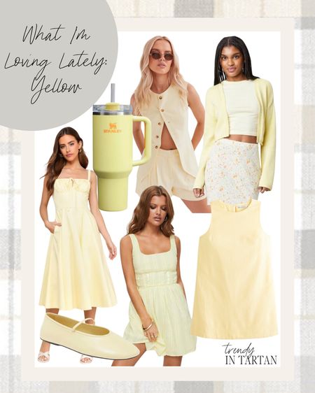 What I’m loving lately: yellow!

Vest set, cardigan, mini dress, midis dress, ballet flats

#LTKstyletip #LTKSeasonal