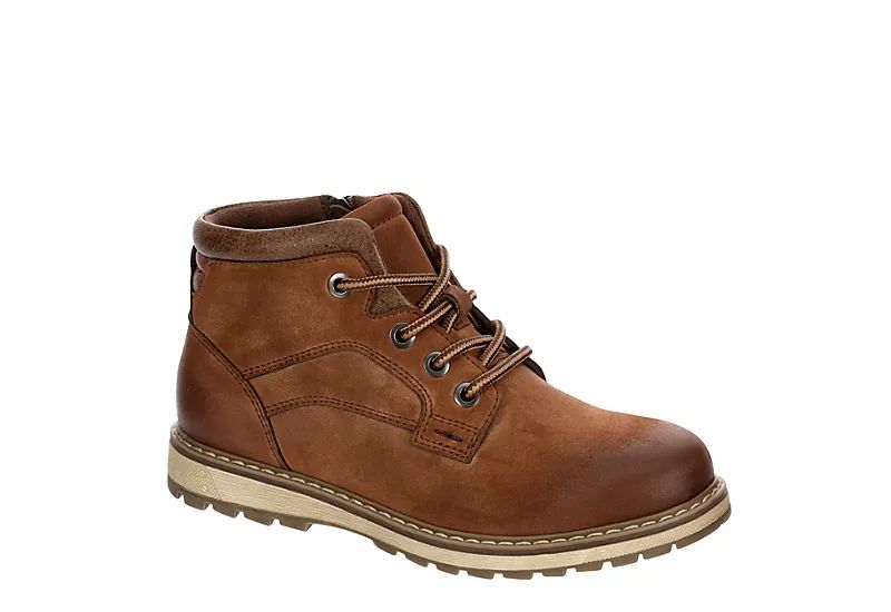 West Harris Boys Remie Lace-up Boot - Tan | Rack Room Shoes