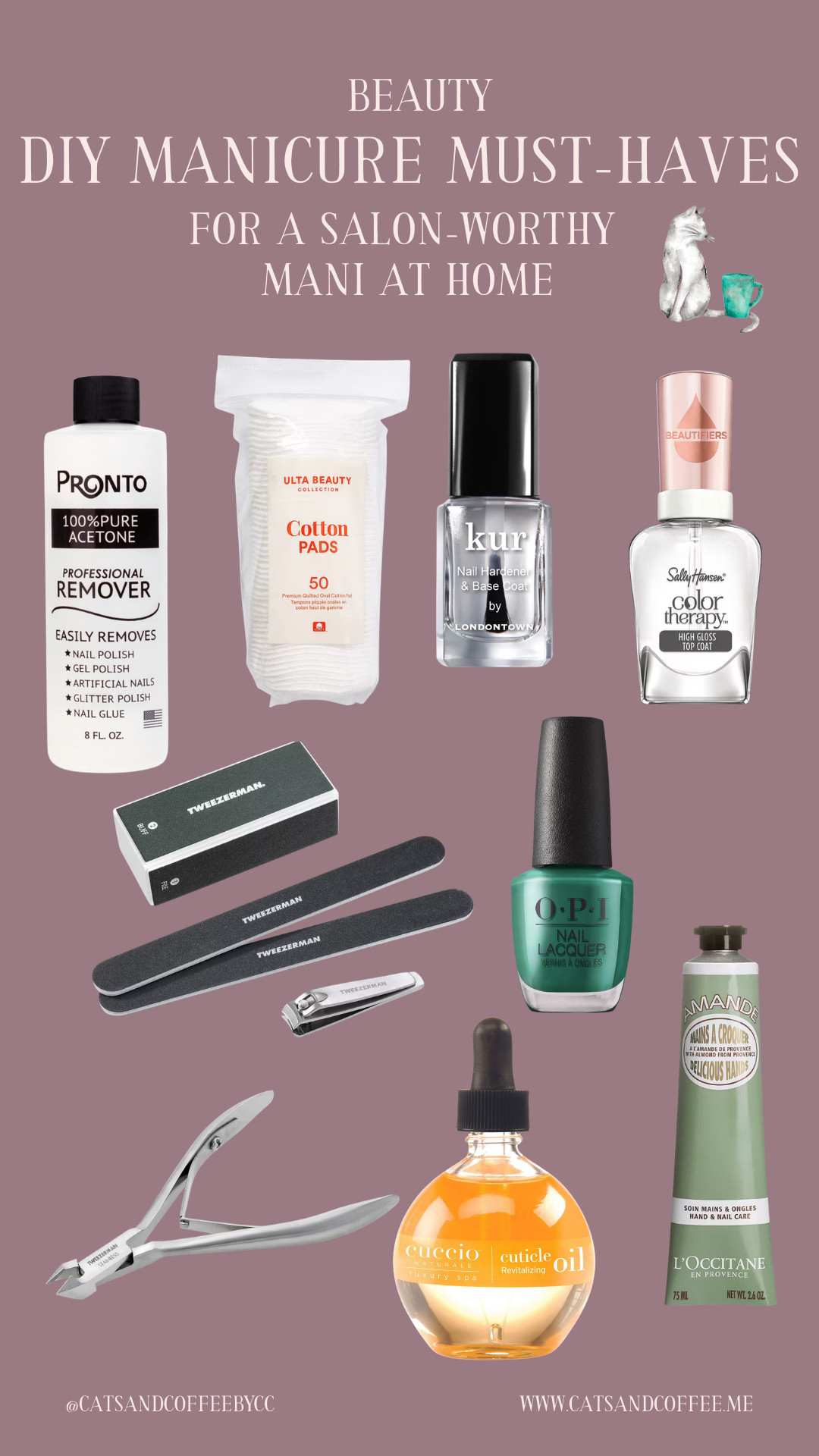If you've been skipping the salon to save money, but still want your nails to look and feel great, a solid at-home manicure setup makes all the difference. These manicure essentials will keep your beauty shelf well stocked and ready for your next polish change!  

 #LTKgrwm #LTKselfcare #LTKBeauty