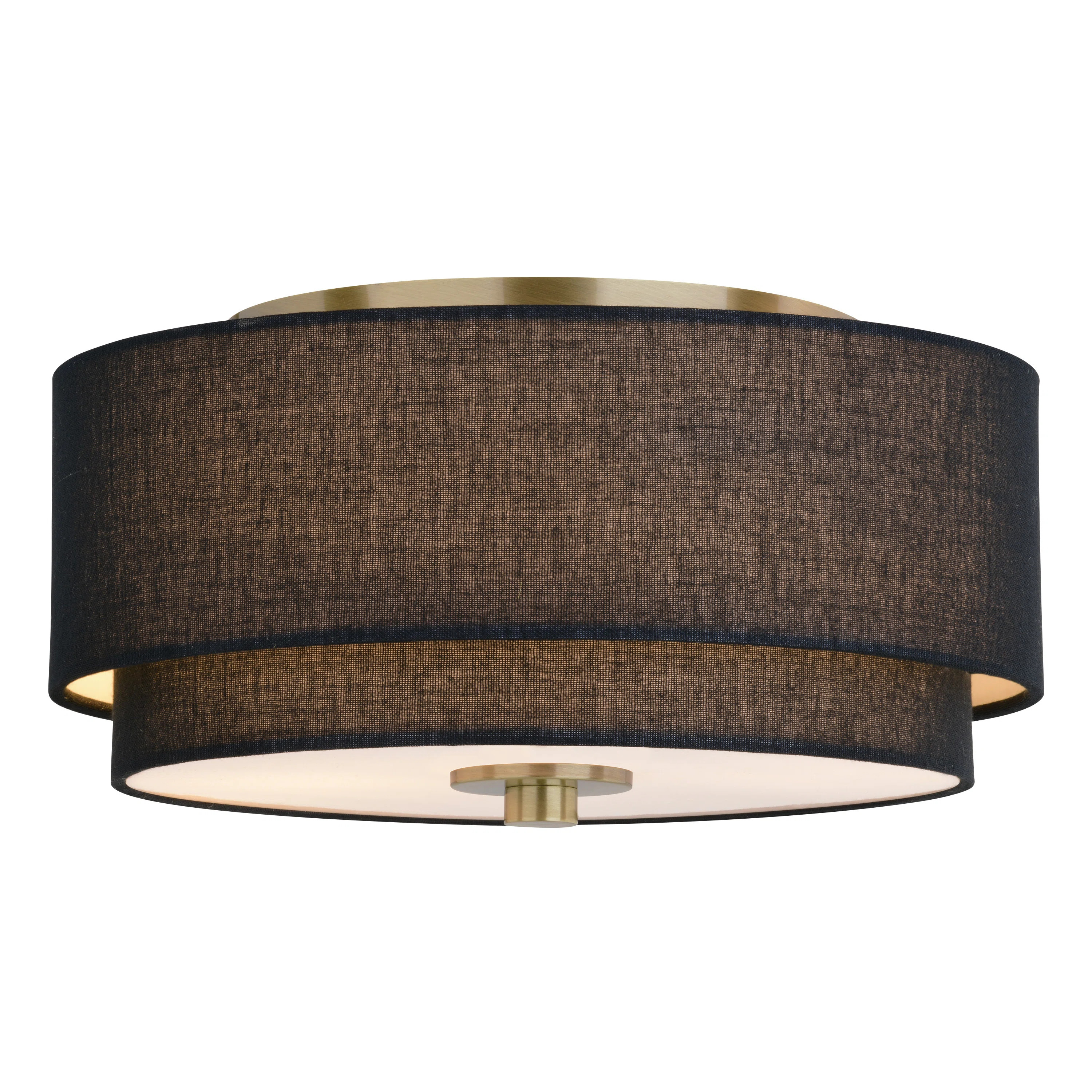 Michellemarie Mid-Century Modern Drum Semi Flush Mount Ceiling Light | Wayfair North America
