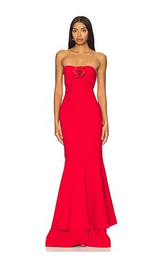 LIKELY Levi Gown in Scarlet from Revolve.com | Revolve Clothing (Global)