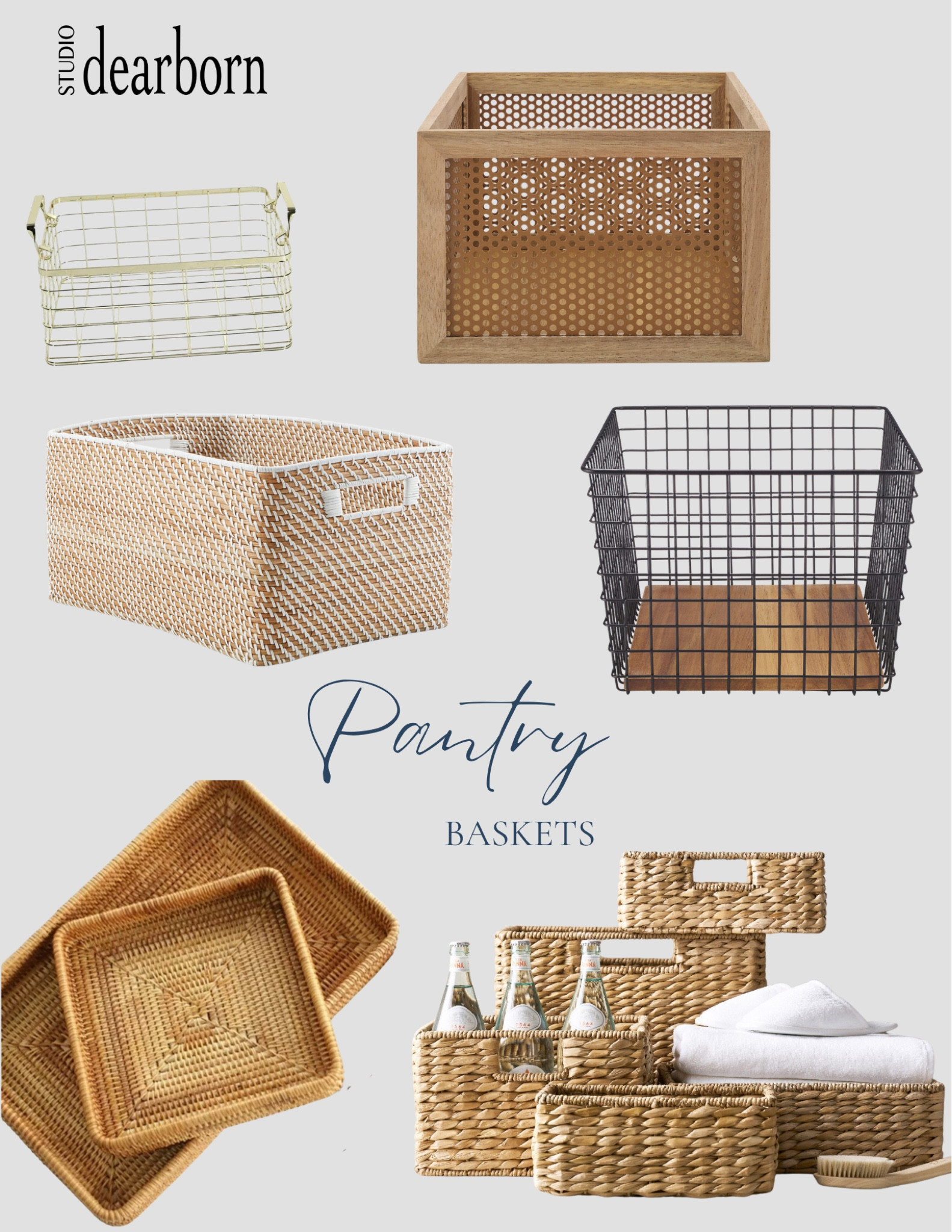 Baskets come in all styles and sizes making them super useful wherever you need to contain items. We especially love using them in the kitchen in base cabinets or the pantry. 

#LTKHome