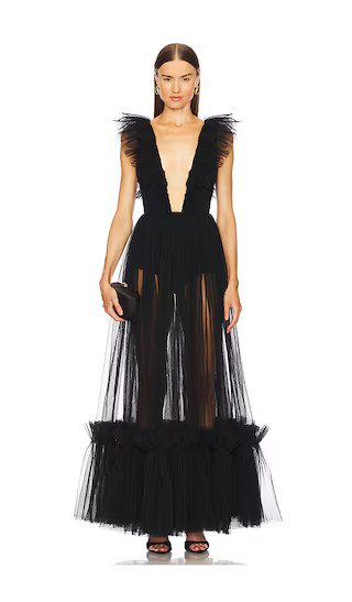 x REVOLVE Annistyn Gown in Black | Revolve Clothing (Global)