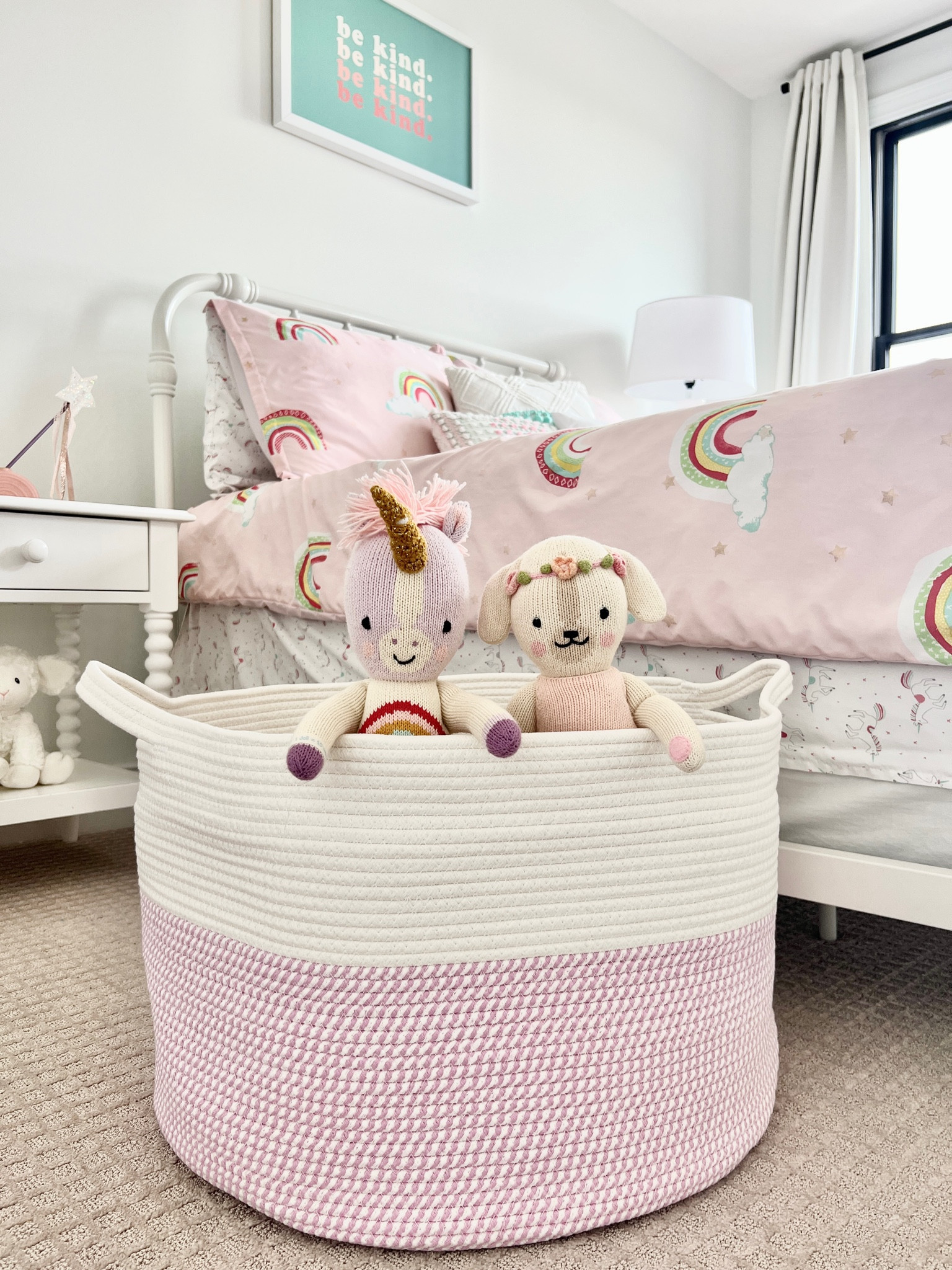 cute storage basket I got for my daughters room! perfect for all those stuffed animals 🧸 


#LTKunder50 #LTKhome #LTKkids