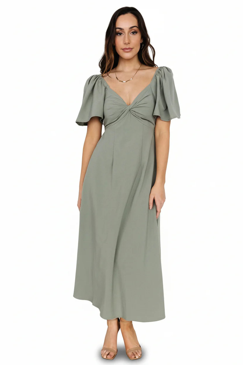 Indie Back Tie Dress | Navy | Baltic Born