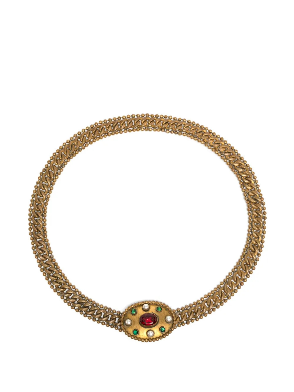 CHANEL Pre-Owned 1960 chain belt - Gold | Farfetch Global