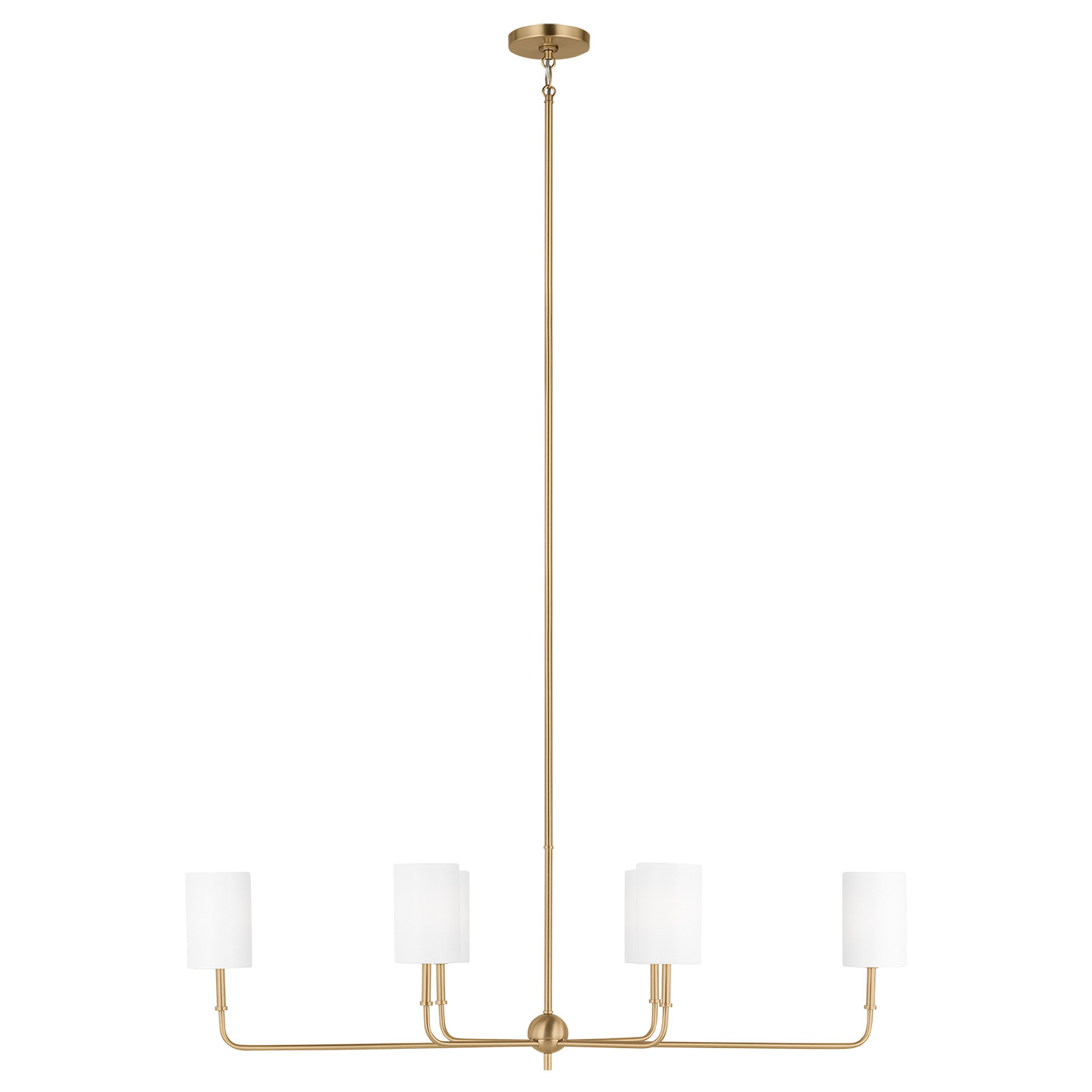 Foxdale Six Light Linear Chandelier | Visual Comfort