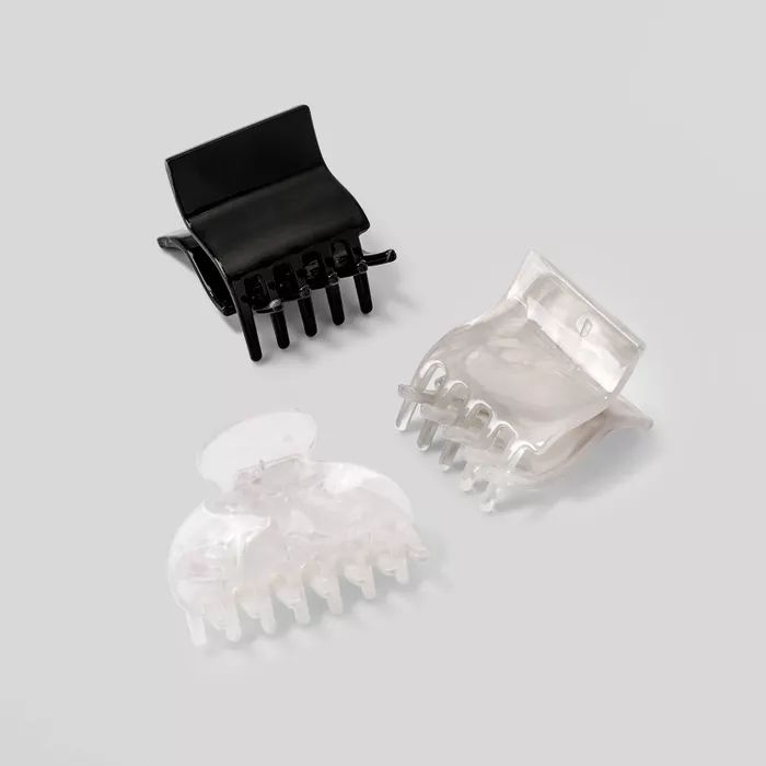 Acrylic Claw Clip Set 3pc - A New Day™ | Target