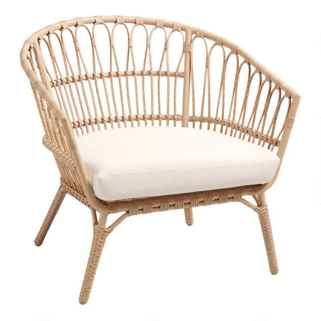 Lenco All Weather Wicker Outdoor Chair | World Market